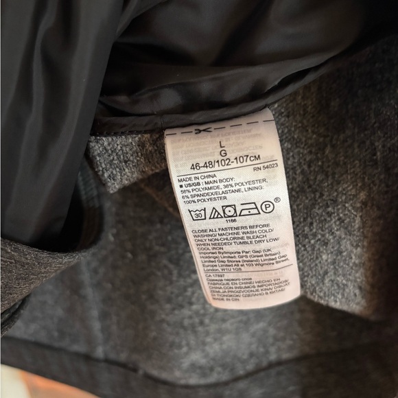 Banana Republic Charcoal Men’s Bomber Jacket - Picture 3 of 3